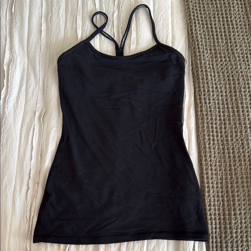 Lululemon Athletica Black Fitted Camisole Top